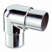 Buisverbinder kniefitting 90° afgeronde hoek