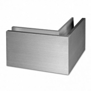 Buiten hoekprofiel Easy-Glass 3kN voor topmontage