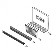 Rubber montage set voor Easy-Glass 3kN
