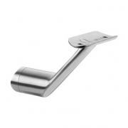 Handrailingsteun schuin buis-buis - D 42.4 plat