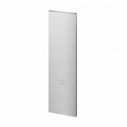 Afdekplaat Easy-Glass Pro. Voor trapmontage. Links