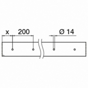 Basisprofiel Easy-Glass Pro voor zijmontage