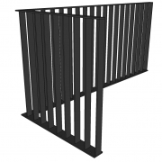 Balustrade RISTI - staal - verticaal