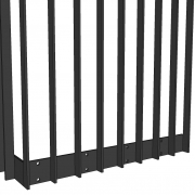 Balustrade RISTI - staal - verticaal