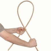 Buigbaar houten handgreep