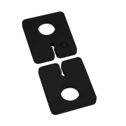 Rubbers voor glasklemmen en plaatadapters