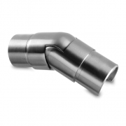 Variabele verbinder 25-55° voor rond U-profiel - neergaand