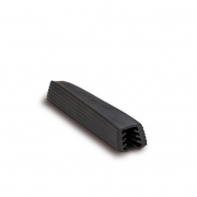 Montagerubber voor inox U-profiel  - AISI304/316