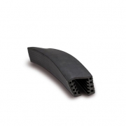 Montagerubber voor inox U-profiel  - AISI304/316