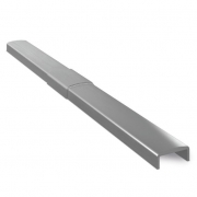 Verbinder recht - geanodiseerd