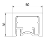 Eiken U-profiel Lazortrack