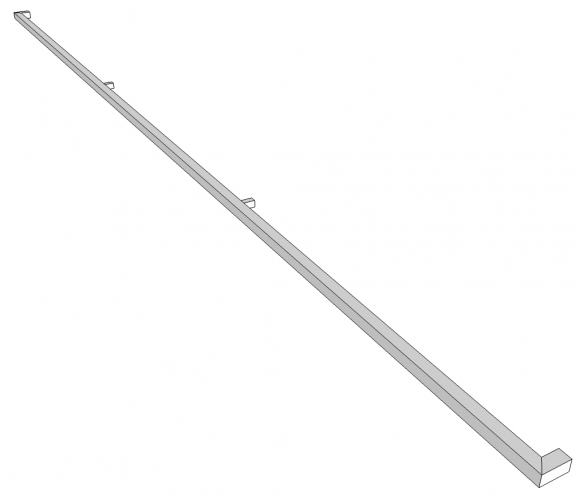 Handgreep LIVEM - gelakt - 30x30
